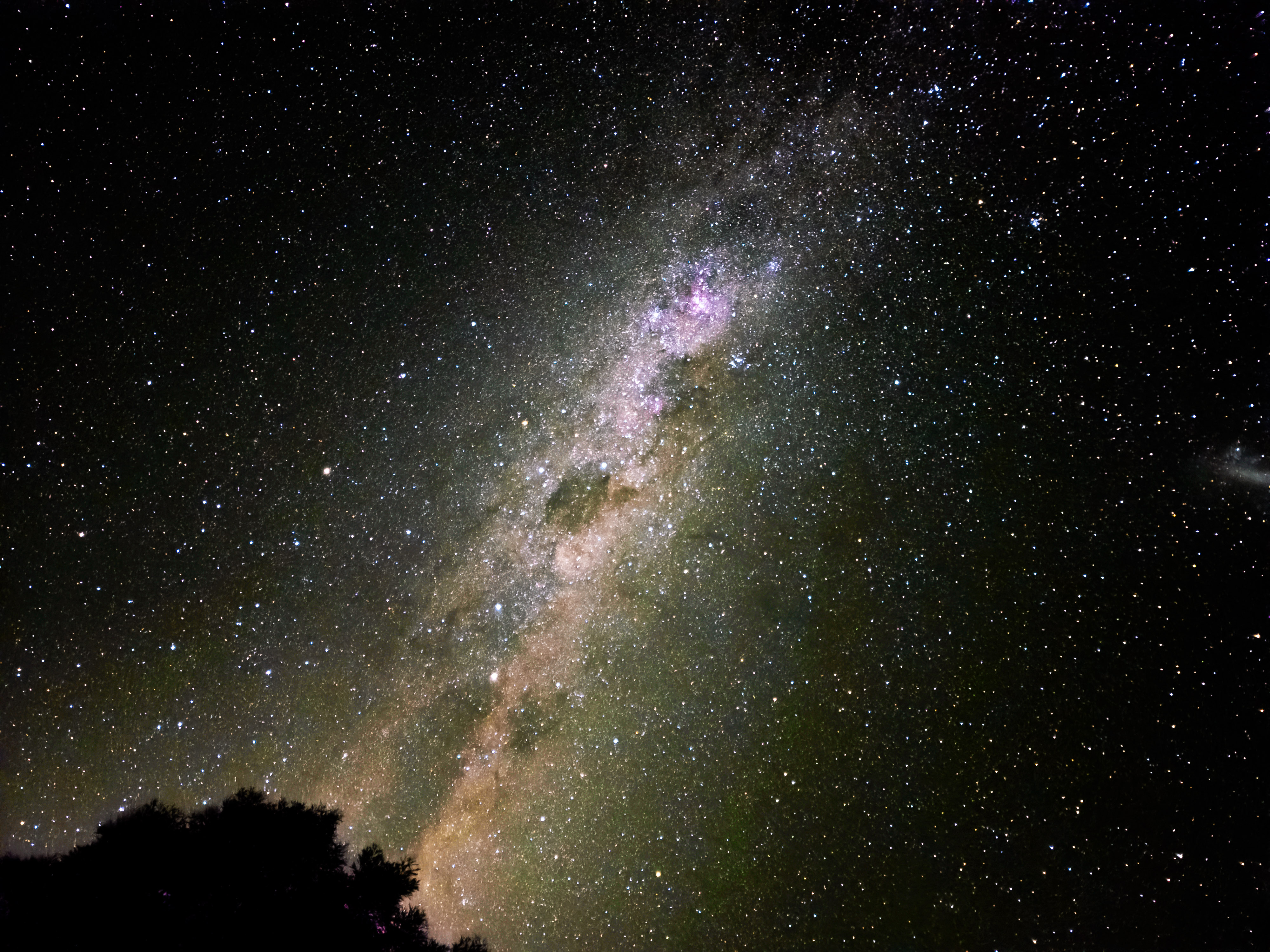 Long Exposure shot of night skies