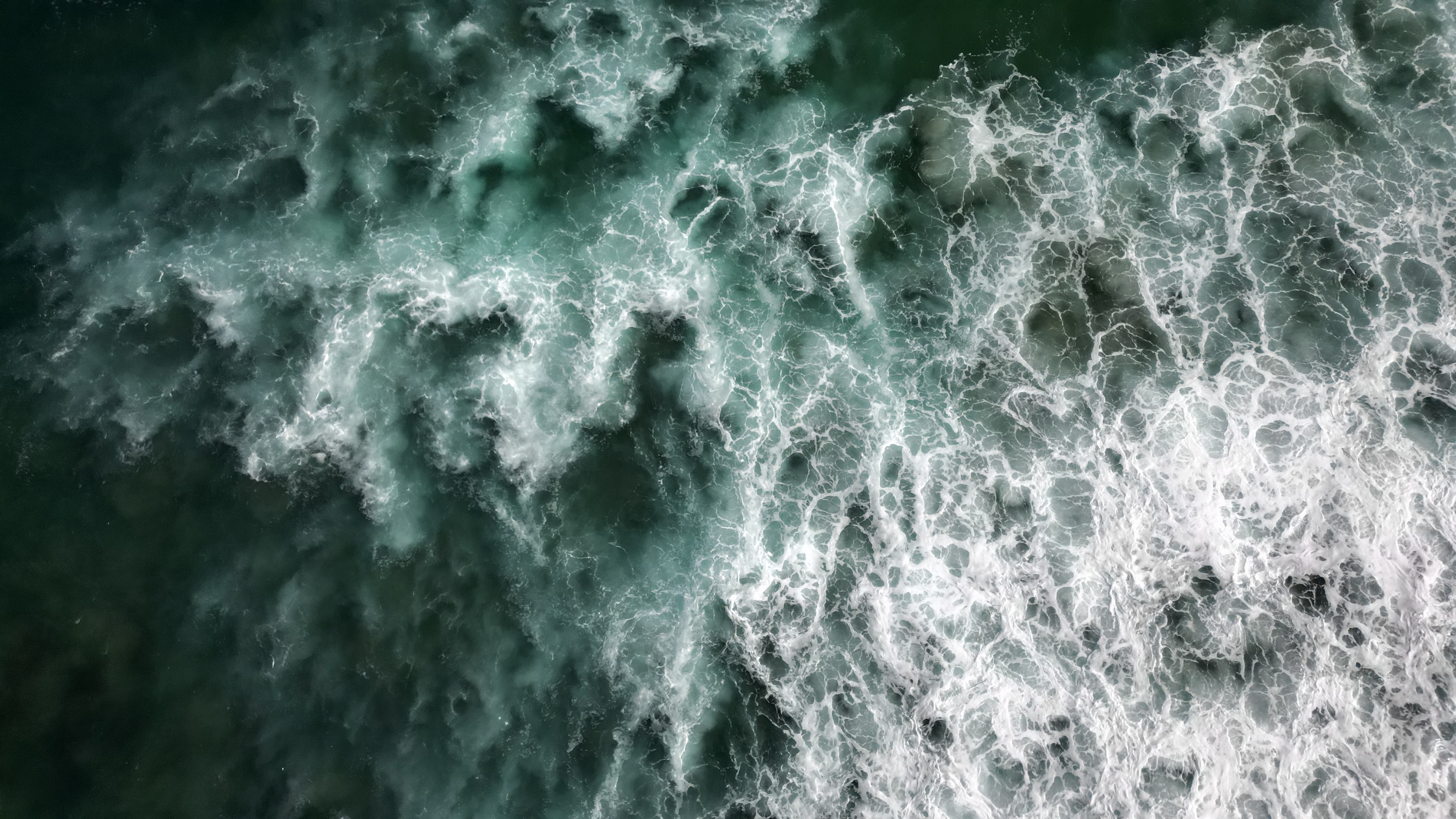 Bird-Eye view of ocean
